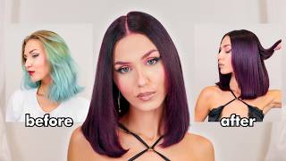 Dyeing my hair ICE BURGUNDY