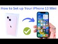 How to Set up Your iPhone 13 Mini- iPhone 13 Mini Unboxing and Setup in 2023 - Pink 128GB