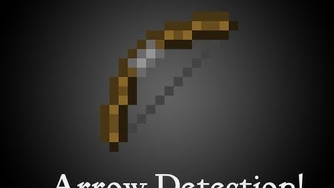 AMAZING Arrow Detection Block! - Minecraft