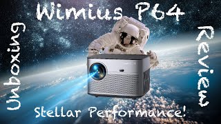 Wimius P64 projector unboxing and review.