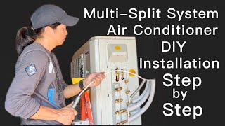 Multi-zone split type Air Conditioner installation