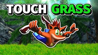 How fast can you touch grass in every Crash game? screenshot 1
