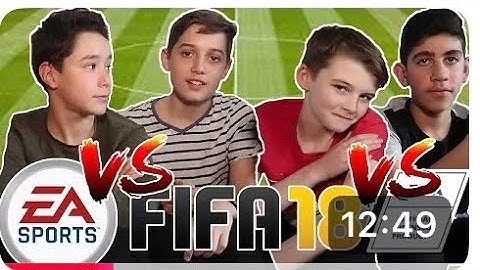 FIFA 18 (PS4 Pro) - Fifa Kids Gaming! 🙈 ⚽
