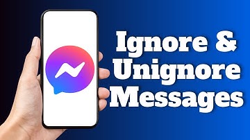 Ignore and Unignore Messages in Messenger (Update)