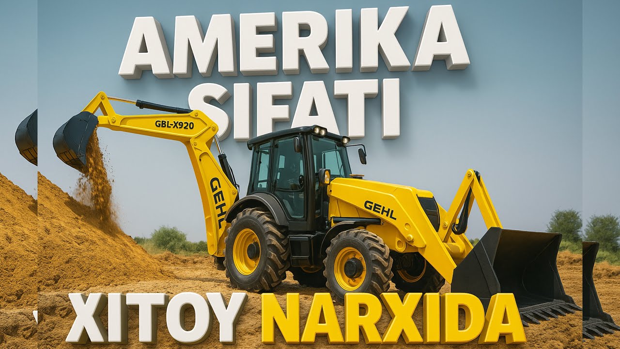 ENG ARZON EKSKAVATOR POGRUZCHIK AMERIKA SIFATIDA |