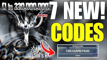 ⚠️New Aura & Gear💥[CODE!]⚠️UPDATE FOR SOLS RNG ROBLOX CODES