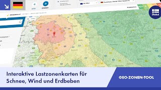 Dlubal Geo-Zonen-Tool: Interaktive Lastzonenkarten für Schnee, Wind und Erdbeben