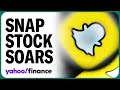 Snap stock soars after Q2 forecast tops estimates