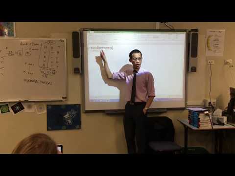 Random Number Generation (2 of 2: By spreadsheet)
