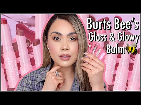 Video: Burt's Bees Super Glossy Natural Lip Shine Nectar Nude Revisión