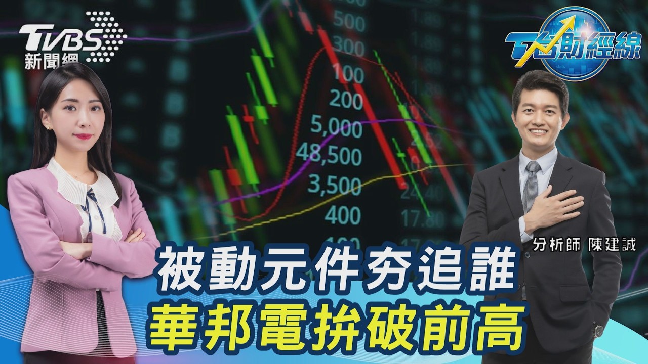 川習會利多? 台股漲377點 被動元件「一票漲停」追誰? 華邦電拚破前高20260514｜#主播張蕙纖 #分析師陳建誠 ｜T台最錢線 PODCAST｜TVBS新聞