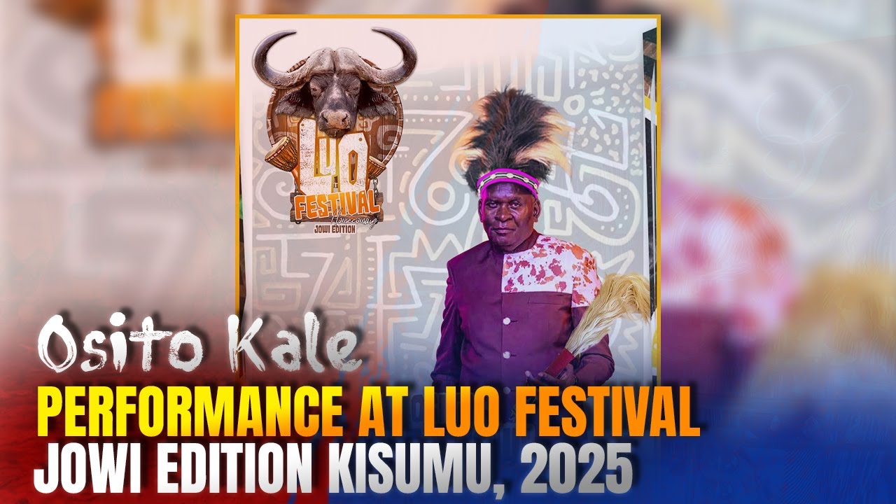 Живое выступление Осито Кале на фестивале Luo Festival Jowi Edition Kisumu 2025.