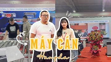 Máy cán màng tự động Hangda - Siêu nhanh, siêu mịn, không bong mép