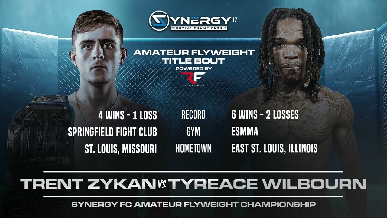 Trent Zykan vs Tyreace Wilbourn Synergy FC 17 - YouTube