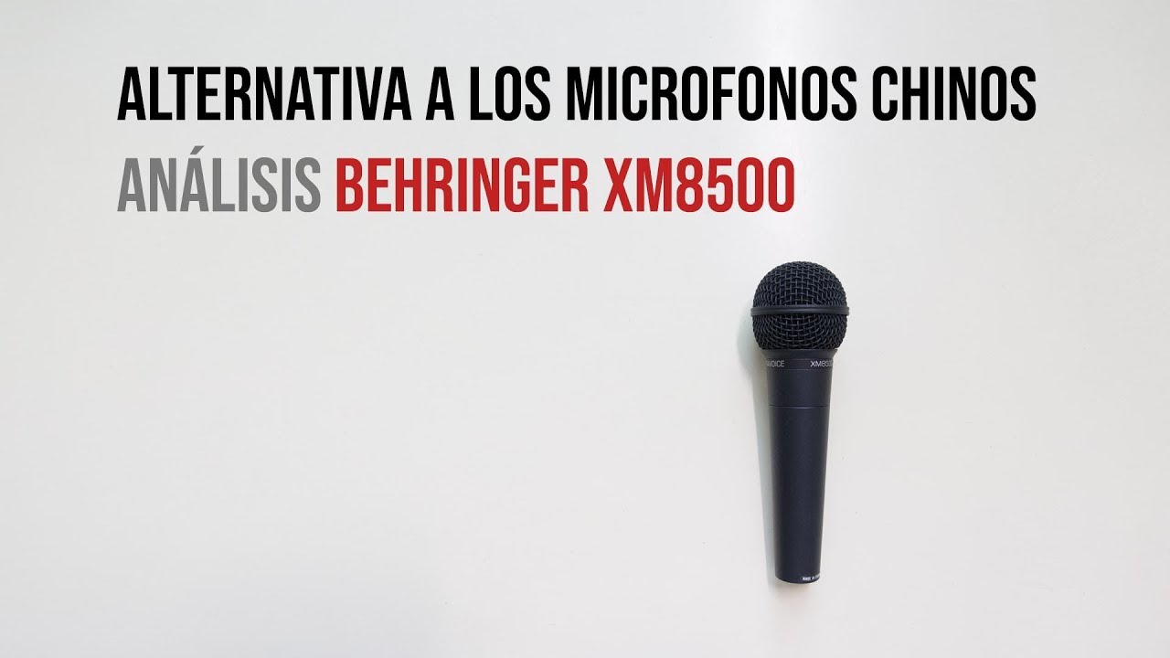 Entrada petróleo crudo semanal Alternativa a los Micrófonos Chinos: Analisis Microfono Behringer XM8500 -  YouTube