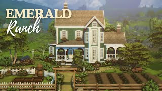 Emerald Ranch 🌱🌾(from Red Dead Redemption 2) | The Sims 4 | Speed Build with Ambience Sounds