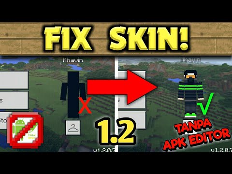 Cara Memperbaiki Skin Agar Bisa Dipakai Di Minecraft Pe 1 2 Beta Youtube