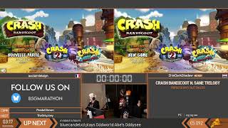 Crash Bandicoot N. Sane | Trifecta Any% Gl by auclairdelalyn & ShinDarkShadow | BSG Annual 2026