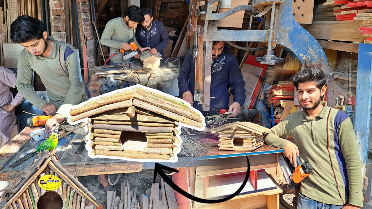 How Make Beautiful Birds Cage Making |Amazing Skills of Birds House Process