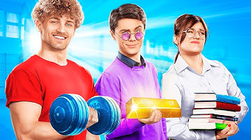 Rich vs Jock vs Nerd Student in College!