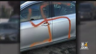 Revere Police Investigate Hate Crime After Car Found Vandalized With Spray Painted Swastikas