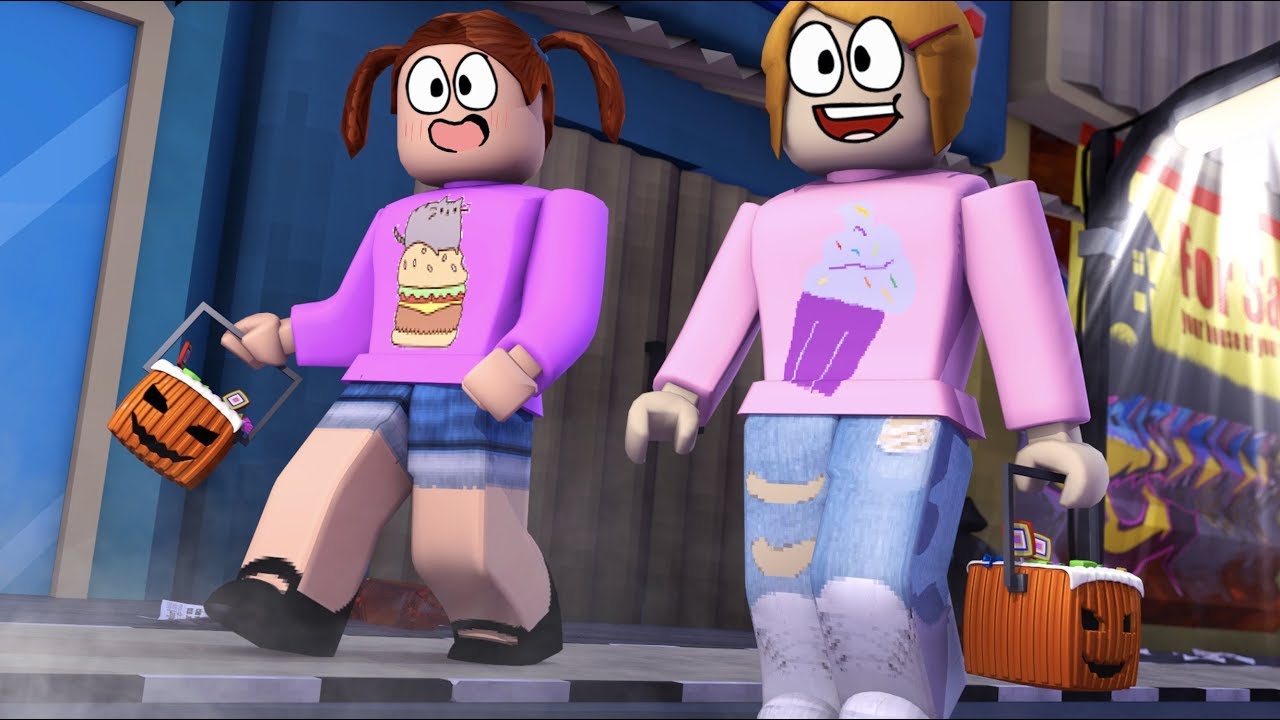 Roblox Roleplay Trick Or Treating With Molly And Daisy Youtube - roblox videos youtube daisy and molly