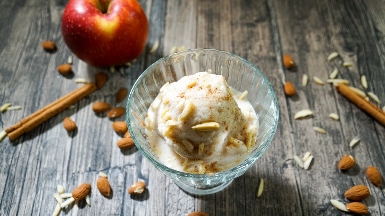 Apfel Mandel Zimt Eis - vegan - Rezept und Anleitung - Natürlich Lecker ...