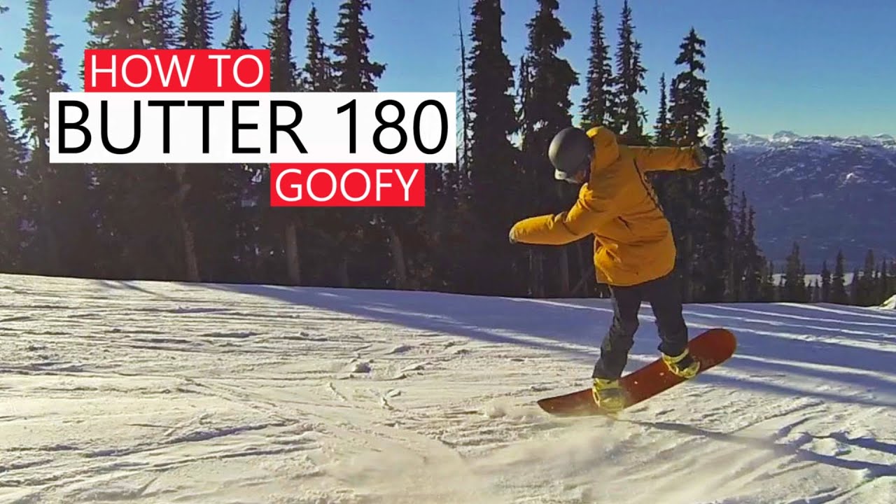 How To Butter 180 Snowboarding Tricks Goofy Youtube intended for How To 180 Snowboard Flat