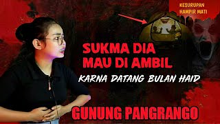 AKIBAT MENDAKI GUNUNG SAAT HAID - SUKMA DIA MAU DI AMBIL DAN HAMPIR MATI! CERITA HOROR PENDAKIAN