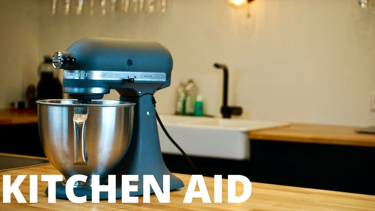 Mauve Knoglemarv syg KITCHEN AID ARTISAN STAND MIXER 5K45 SERIE / NEUES EQUIPMENT / UNBOXING -  YouTube