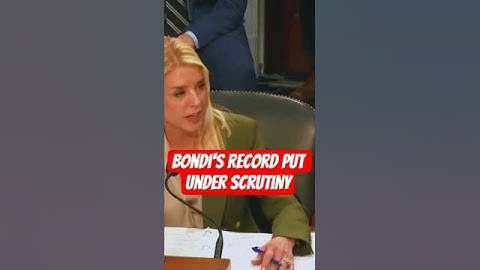 Pam Bondi Confronted Over Foreign Influence and January 6 Accountability