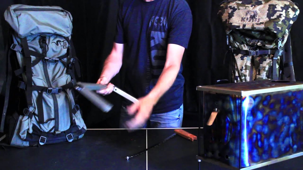 Backpacking bow saw. YouTube
