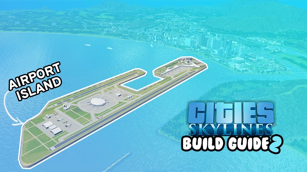 International Airport On An ISLAND In Cities Skylines! | Orchid Bay