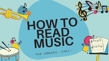 How to Read Music for Singers - The Staff and Ledger Lines - part 1
