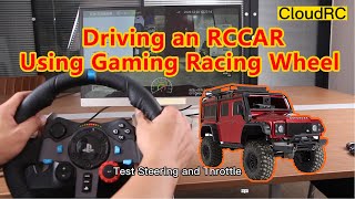 Driving an RCCAR Using Gaming Racing Wheel - CloudRC GameBOX screenshot 2