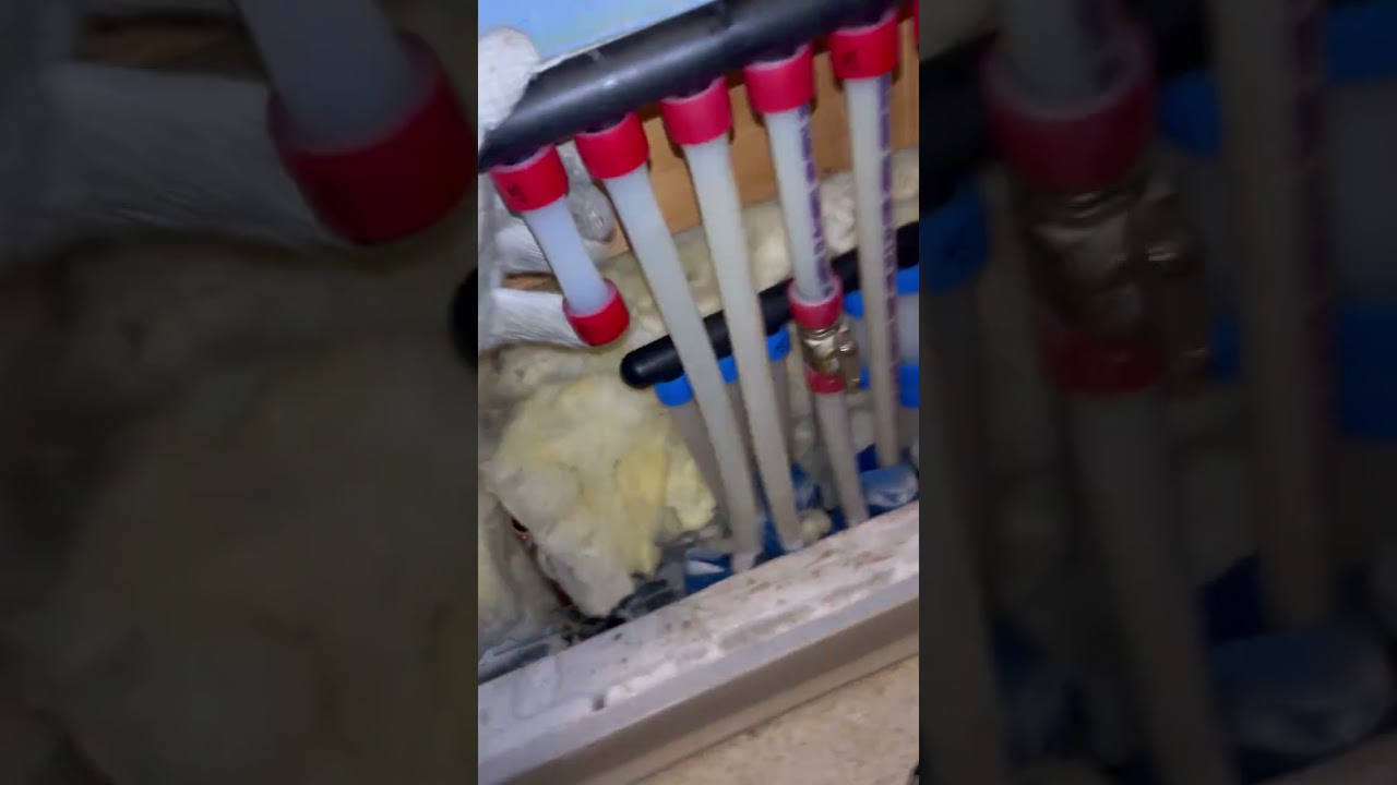 Repiping new manifold and risers in an apartment building as a level 1 plumber apprentice 