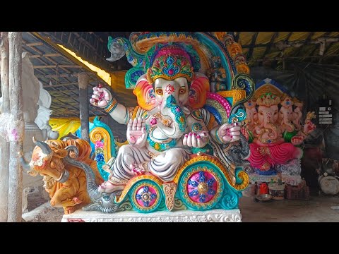 ganesh idols making video 2023 || vinayaka chavithi making video 2023 || ganesh making videos 2023