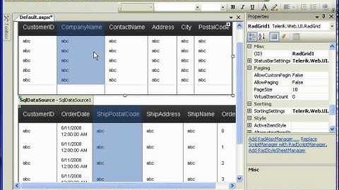 Grid for ASP.NET AJAX Related Tables