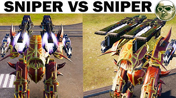 Sniper vs Sniper! BATTLE OF THE SNIPERS! WAR ROBOTS REMASTERED BEST SNIPER HAWK GAUSS VOLT MK2