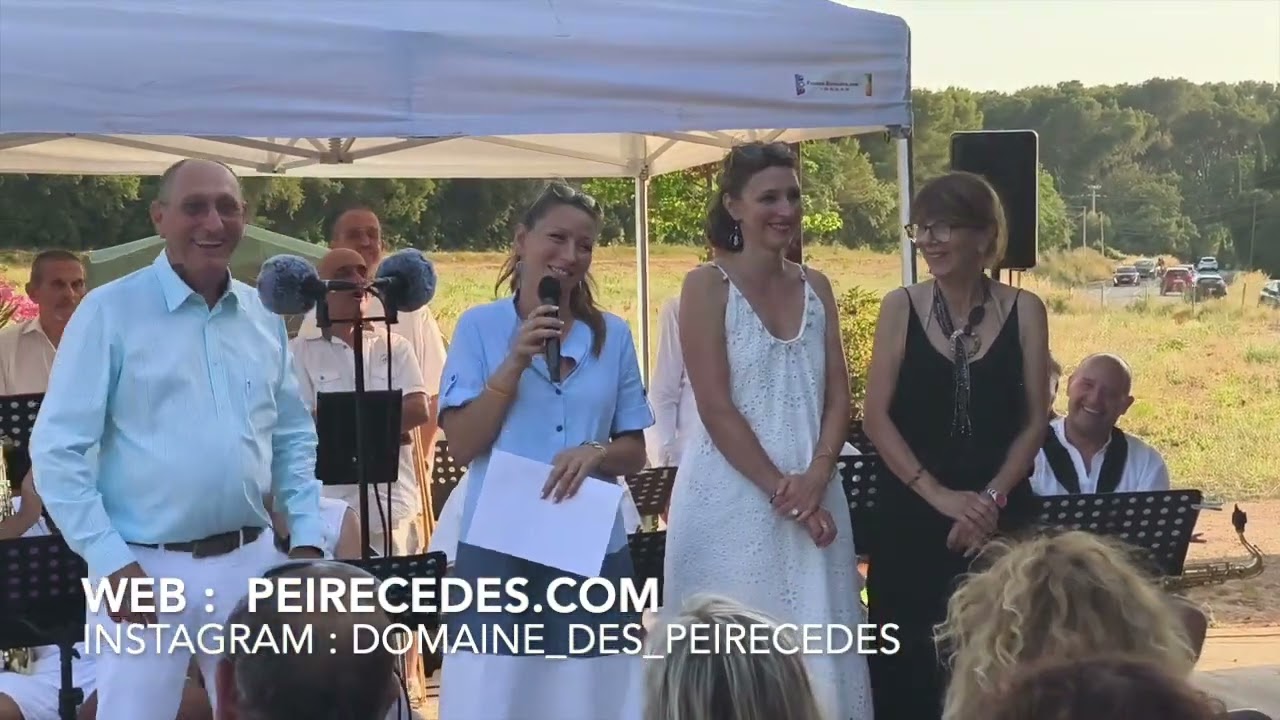 Célébration  Domaine de Peirecèdes . Château  La Tulipe Noire . Palme Or vin Rosé  &  Art MonsieurZ