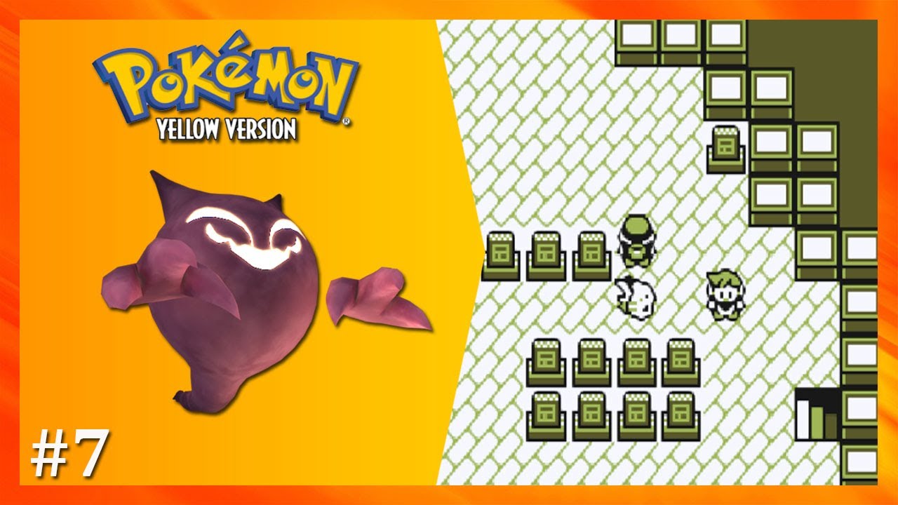 Pokémon Yellow Detonado #7 - Cidade de Lavender - Torre Fantasma 