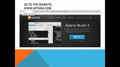 HTML Tutorial 2 of 7:  Installing and Using Aptana Studio
