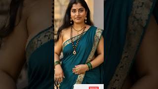 Classical Green Saree With Golden Border #shorts #shortsfeed #trending #viral #saree #fashion #ai
