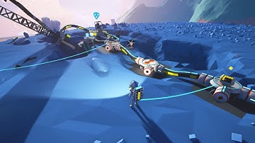 Astroneer - big solar panel connect test