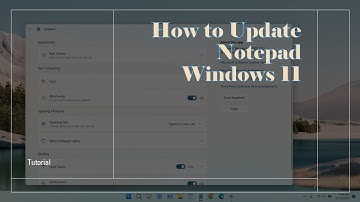 How to Update Notepad in Windows 11
