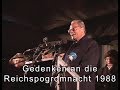 Karl Hoeffkes - Gedenken an die Reichspogromnacht, West-Berlin 1988