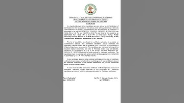 Telangana group 1 merit list 2025 released and certificate verification dates...
