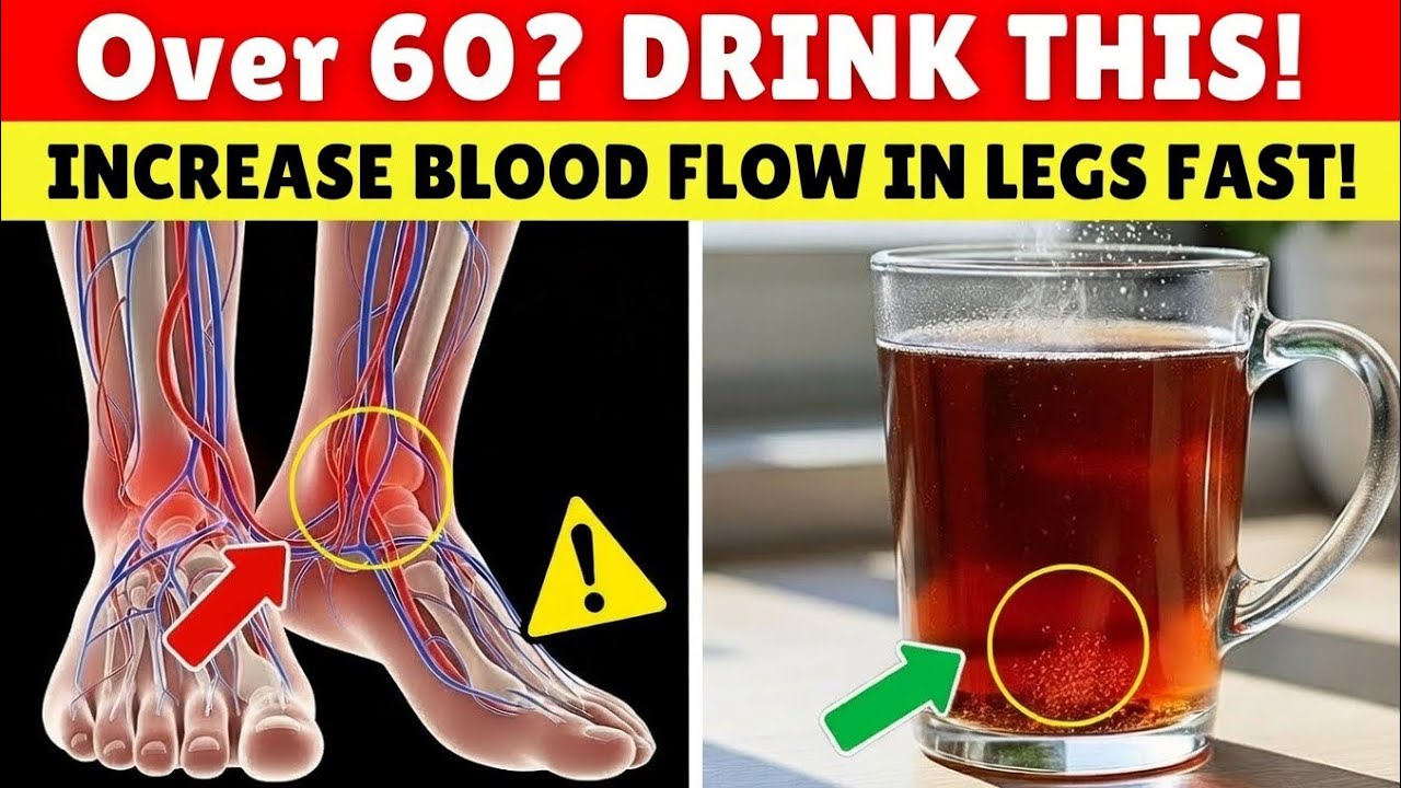 Poor Leg Circulation After 60? Drink THIS to Increase Blood Flow in ...