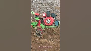 Working process of land covering machine Good tools improve efficiency#shorts
