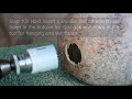 DIY Homemade Gourd Birdhouse